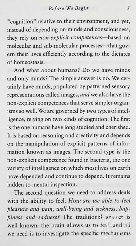 【中商原版】感受与认知 让意识照亮心智 英文原版 Feeling and Knowing Making Minds Conscious Antonio Damasio 商品图5