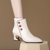 低筒细跟，尖头侧拉链时装靴TFJC-W173 商品缩略图2