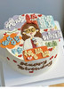 福气满满的富婆手绘款蛋糕 商品缩略图0