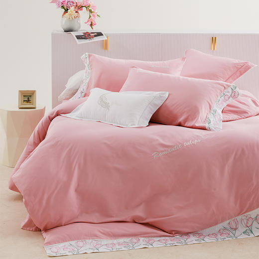 多喜爱 60S贡缎长绒棉四件套 春日序曲cs 商品图1