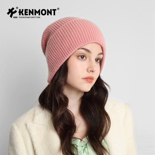卡蒙女士 山羊绒棉羊毛 保暖针织帽KM-9502 商品图8