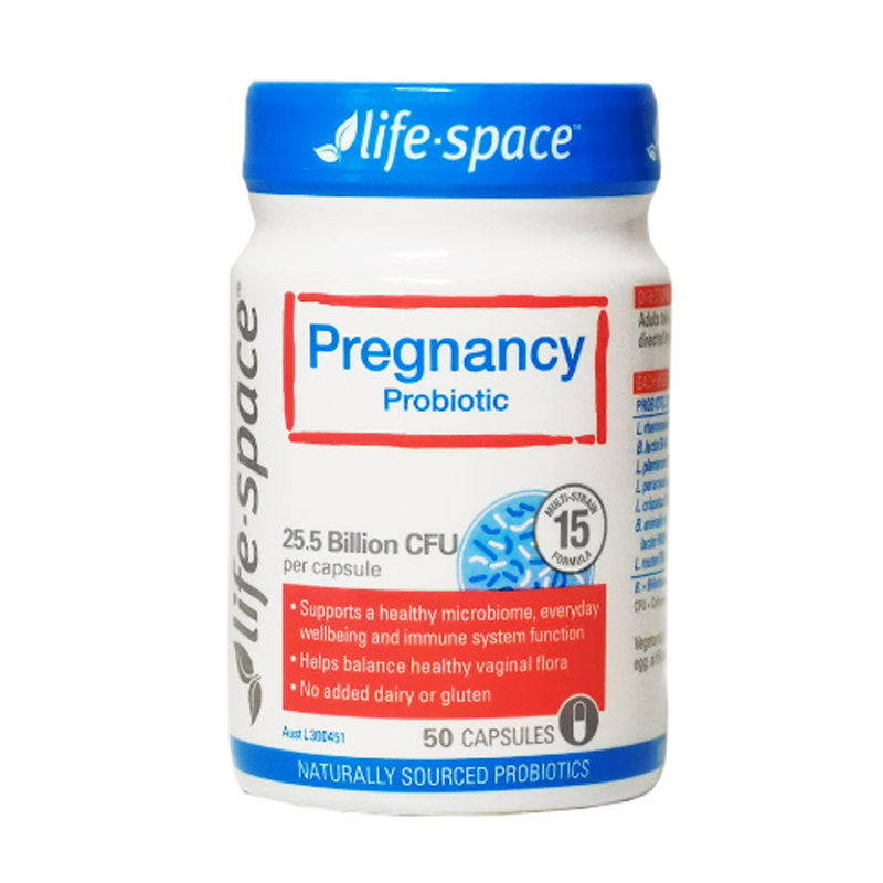 澳洲life space专用益生菌胶囊备孕期孕期调理补充营养50粒