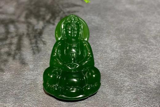 【御珠宫坊】碧玉观音挂件 商品图0