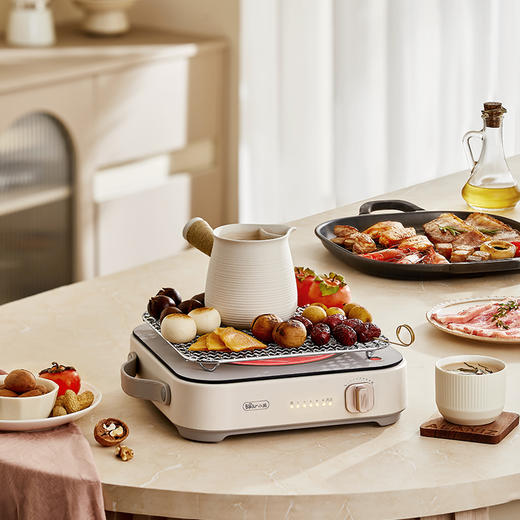 【小程序】小熊电陶炉 DTL-D22R1 暖灰 电子式 主机 炒菜+煎烙+火锅+煲汤 商品图12