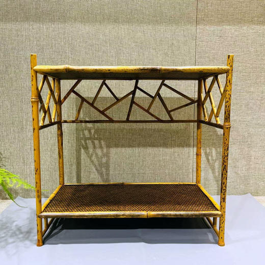 茶棚茶道茶具收纳柜清风双层底座 商品图0