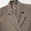 复古经典羊毛单面呢大衣女秋冬新款简约干练宽松气质外套V2338925 商品缩略图5