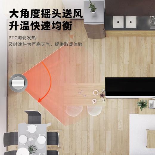 松下（Panasonic） 暖风机取暖器家用速热电暖器浴室电暖风节能省电暖气机办公室取暖电暖扇电暖气 豪华智能大面积取暖：DS-PF2226CK 商品图2