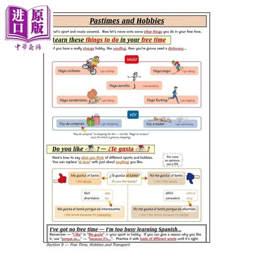 【中商原版】英国原版CGP教辅 KS3 Spanish Study Guide KS3 西班牙语学习指南 商品图3