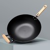 康巴赫铁锅无涂层家用米纹炒锅真防锈耐腐蚀炒菜锅电磁炉煤气灶通用34cm KGW-C34JT 商品缩略图2