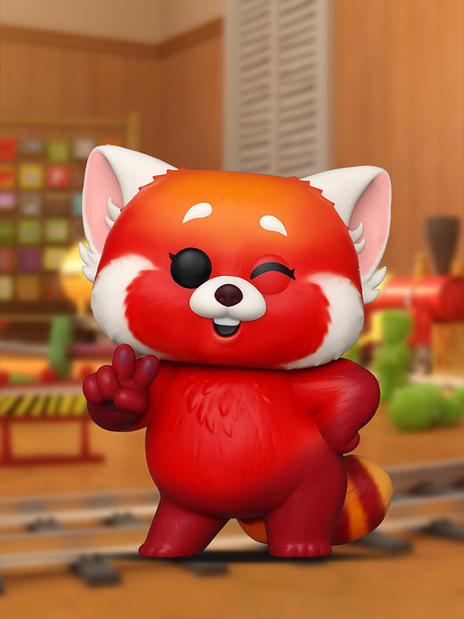 Funko POP Super Turning Red动画迪士尼青春变形记6英寸熊猫小美手办 61532 商品图1