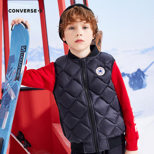CONVERSE 冬 大童小童 儿童童装马甲 CNVB-VE-F344 商品图2