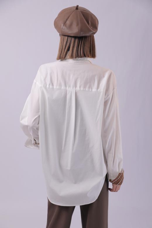 3BAR085053#袖口拼接衬衫 商品图5