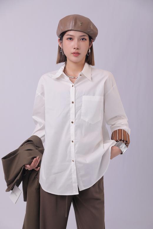 3BAR085053#袖口拼接衬衫 商品图0