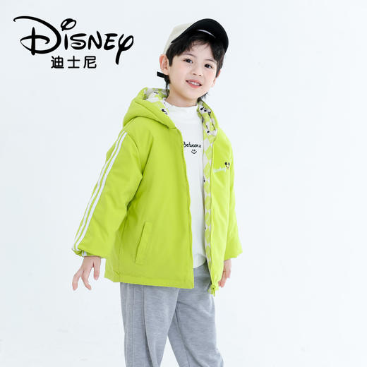 【迪士尼】儿童90白鸭绒双面穿羽绒服 时尚百搭 商品图2