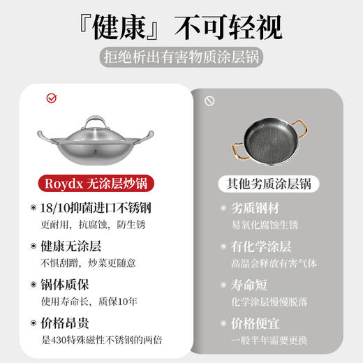 尊尚系列-32cm双耳圆底普盖炒锅 商品图1