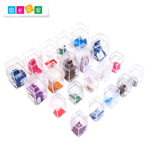 蒙氏教具立方珠链架串珠棚 商品图2