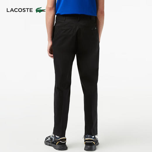 Lacoste法国鳄鱼男装新款简约通勤纯色直筒裤休闲裤HH8945-98 商品图1