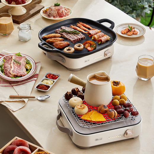 【小程序】小熊电陶炉 DTL-D22R1 暖灰 电子式 主机 炒菜+煎烙+火锅+煲汤 商品图7