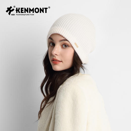 卡蒙女士 山羊绒棉羊毛 针织帽KM-9505 商品图7