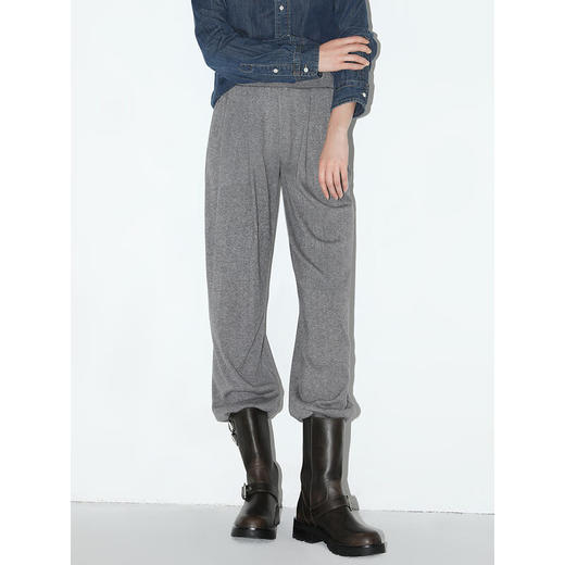 【专属秒杀】COCOBELLA细腻软糯加厚针织糯米裤女宽松垂坠多色休闲裤PA552 商品图3