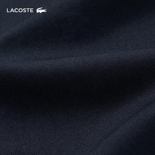 Lacoste法国鳄鱼男装新款简约通勤纯色直筒裤休闲裤HH8945-98 商品图6