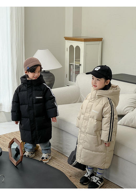 【YW】无忧购冬季儿童加厚棉服中长款羽绒棉童装外套棉服（截单后3-5天发货) 商品图9