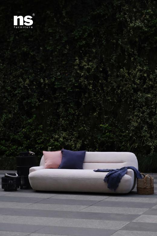 NS家居ns furniture布艺软包三人位沙发NSCC-2437-210 系列 商品图2