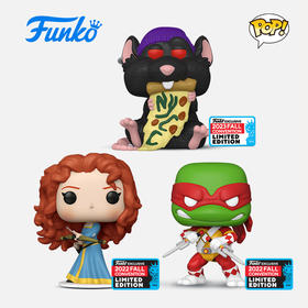 MINDstyle独家限定套装（梅莉达+拉斐尔+披萨老鼠）秋季限定手办公仔摆件