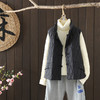 GYH  8910马夹坎肩休闲时尚宽松拼接时尚百搭棉服马甲 商品缩略图2