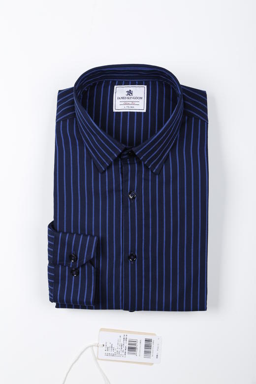 【专柜同款断码双层加厚】占姆士男士秋冬双层加厚衬衫中青年休闲修身秋冬保暖长衬 商品图2