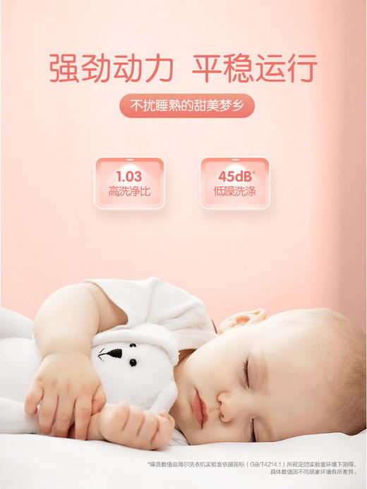 【防跌落】海尔壁挂洗衣机迷你家用全自动婴儿儿童内衣裤717MAX1 商品图1