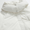 西遇白色90鸭绒羽绒服女秋冬新款小众收腰连帽小个子外套D2338487 商品缩略图5