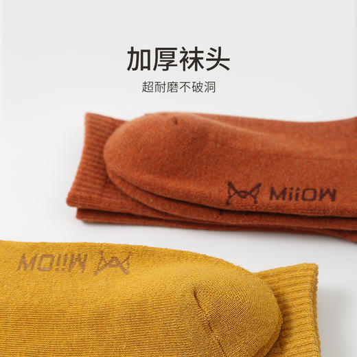 猫人/MiiOW时尚潮流毛圈女袜（五双装） 商品图3
