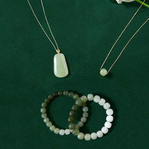 和田玉晴水玉   清雅动人，手串吊坠多款可选 商品图1