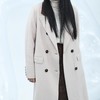 216WS拼接领双排扣呢绒大衣30918（杏） 秋季 316103032105 商品缩略图4