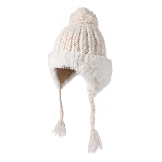 卡蒙女士 手工编织 毛绒保暖针织帽KM-9522 商品图5