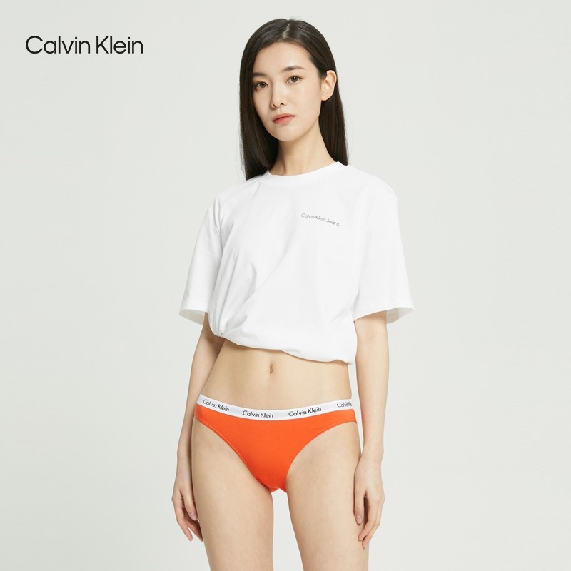 CKU女士新年提花腰边棉质性感比基尼内裤 D1618D