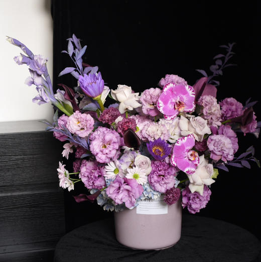 《答案》藏宝图蝴蝶兰神秘优雅紫色系插花 商品图7