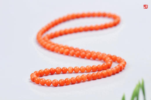 【馨兰】保山南红珠串，珠径6.6mm，108颗 商品图1