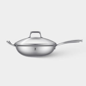 尊尚Ⅲ系列-32cm单柄圆底胀盖中式炒锅