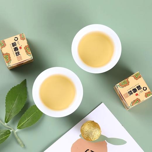 【官方正品】云南白药天颐茶品醉春秋·普洱生茶龙珠茶叶精致礼盒装7g*25粒生普洱茶送礼压紧小沱茶 商品图2