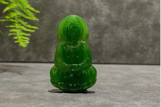 【御珠宫坊】碧玉观音挂件 商品图1