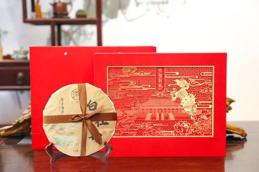 福鼎白茶白牡丹白茶饼礼盒装 商品图0