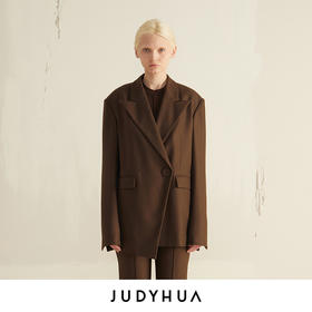 JUDYHUA Oversized不对称设计西装