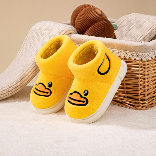 B.DUCK小黄鸭童鞋冬季家居棉靴棉鞋22-32 B5315906 商品图2