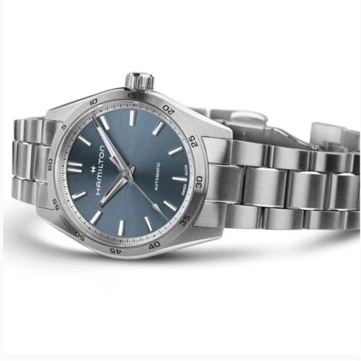 汉米尔顿 Hamilton 爵士破风系列自动机械女表 蓝盘钢带 H36105140 商品图2