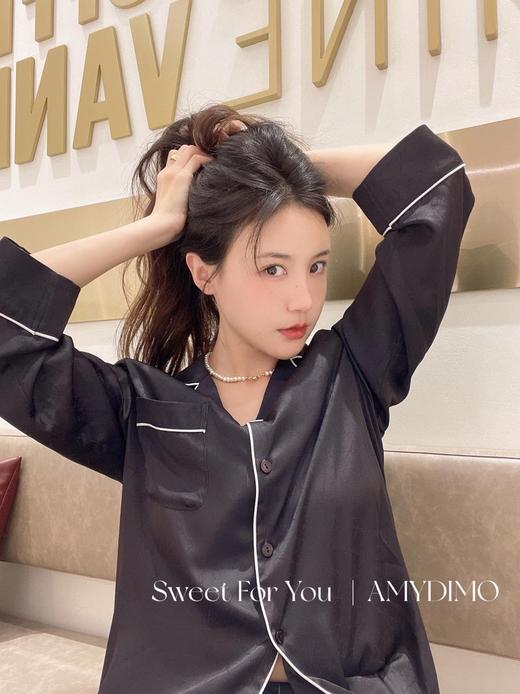 AMYDIMO莫吉托系列高级定制提花面套装家居服 商品图7