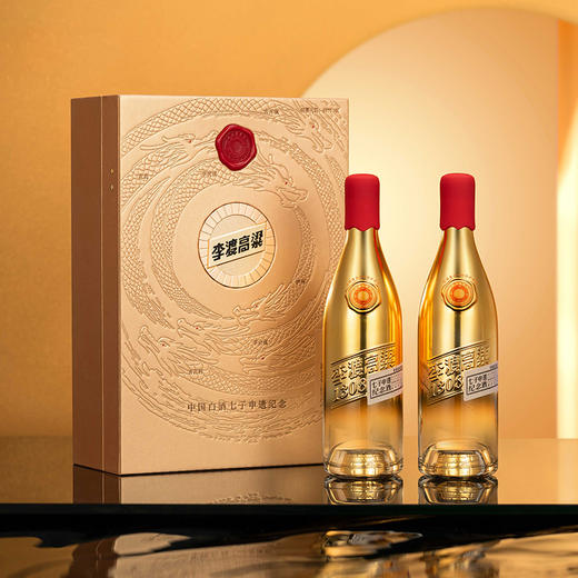 【礼盒版】李渡 1308 龙年礼盒  元窖香型  52度 520ml*2瓶礼盒 商品图0