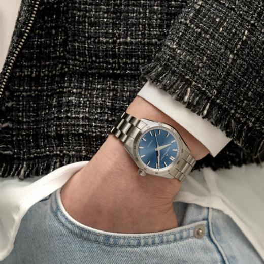 汉米尔顿 Hamilton 爵士破风系列自动机械女表 蓝盘钢带 H36105140 商品图3