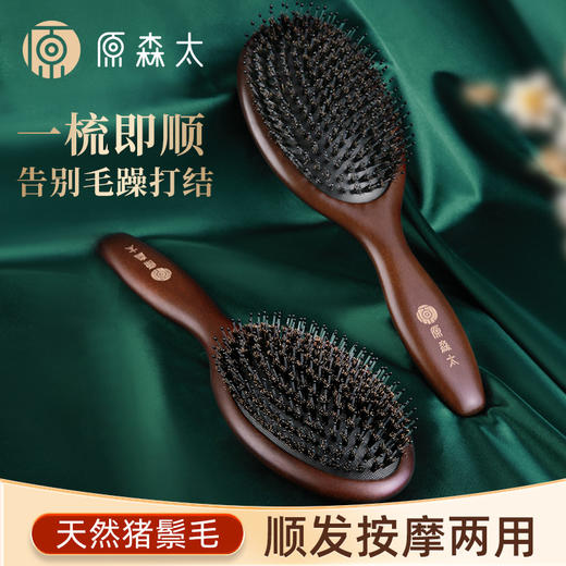 百货世界-原森太榉木气垫顺发梳（大号）（象印专柜） 商品图0